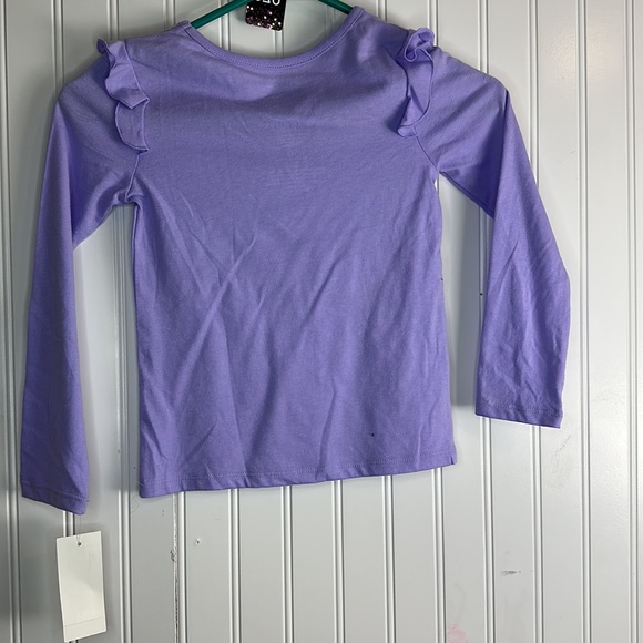 Sanrio Hello Kitty Lavender Long Sleeve Tee for Girls - Size 6 - Picture 2 of 4